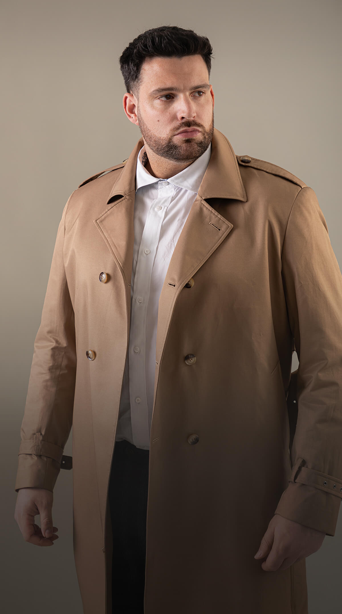 Capel Boutique -Capel Boutique big and tall trench4mob