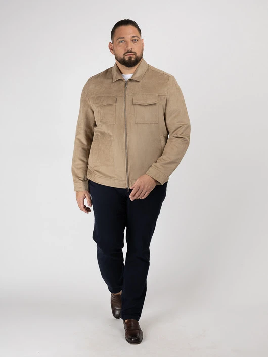 Blouson Beige Bugatti Grande Taille 4 Blouson Beige Bugatti Grande Taille – Image 2