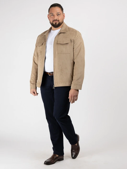 Blouson Beige Bugatti Grande Taille 5 Blouson Beige Bugatti Grande Taille – Image 3