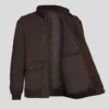 Blouson Cuir Chocolat Capel Grande Taille