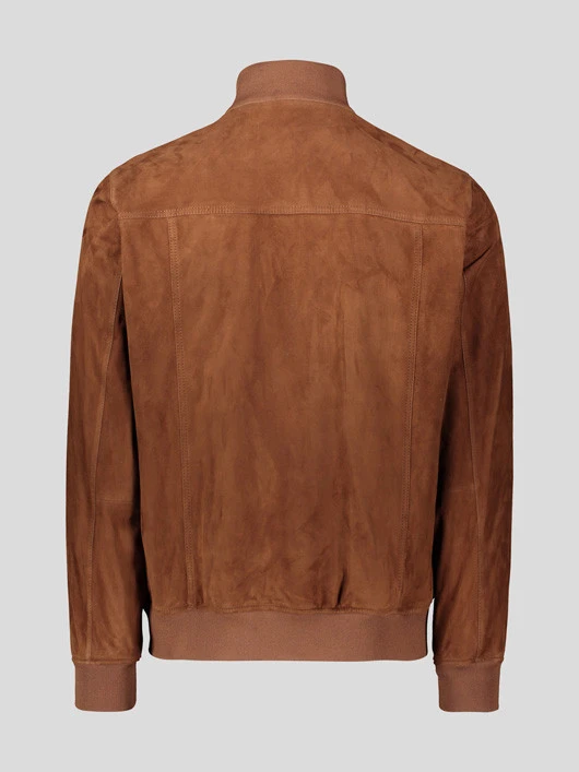 Paul&Shark Blouson Cuir Cognac Paul & Shark Grande Taille 5 Paul&Shark Blouson Cuir Cognac Paul & Shark Grande Taille – Image 3