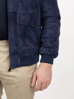 Blouson Cuir Uni Indigo Capel Grande Taille -Capel Boutique blouson cuir uni indigo capel grande taille 2