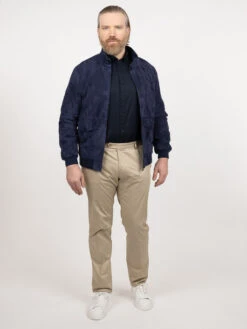 Blouson Cuir Uni Indigo Capel Grande Taille -Capel Boutique blouson cuir uni indigo capel grande taille 3