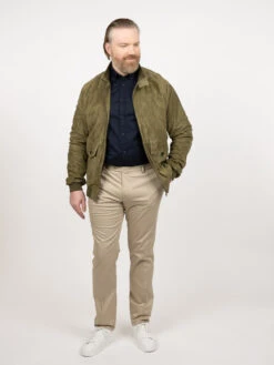 Blouson Cuir Uni Kaki Capel Grande Taille -Capel Boutique blouson cuir uni kakicapel grande taille 4