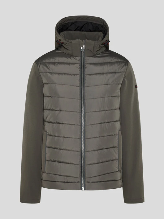 Blouson Matelassé Anthracite Bugatti Grande Taille 7 Blouson Matelassé Anthracite Bugatti Grande Taille – Image 5