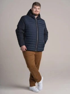 Blouson Matelassé Marine Bugatti Grande Taille