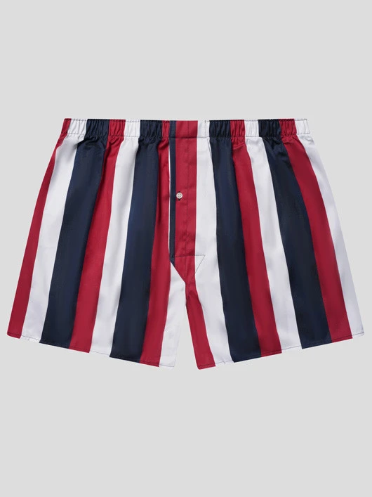 Caleçon Larges Rayures Derek Rose Grande Taille 3 Caleçon Larges Rayures Derek Rose Grande Taille