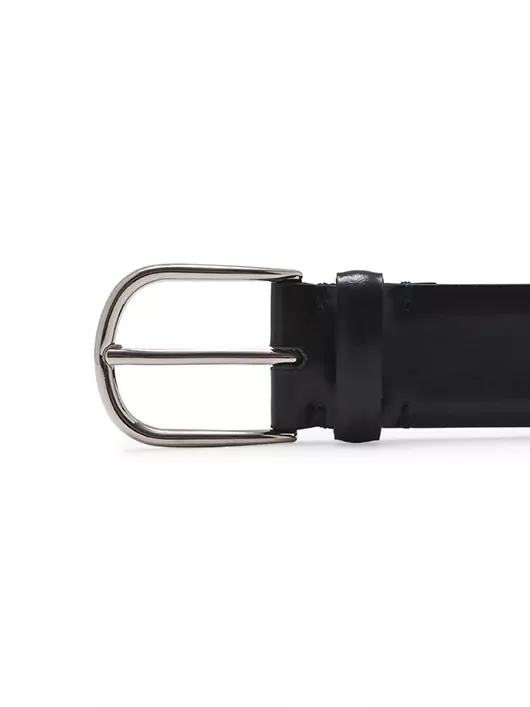 Ceinture Cuir Lisse Marine Capel Paris 5 Ceinture Cuir Lisse Marine Capel Paris – Image 3