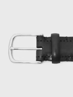 Ceinture Cuir Patine Gris -Capel Boutique ceinture cuir patine 2