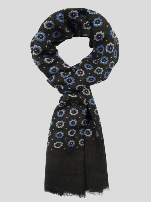 Chèche Kaki Fleuri Capel 3 Chèche Kaki Fleuri Capel