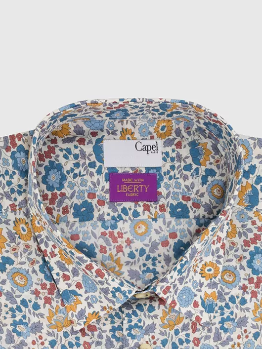 Chemise à Fleurs Tissu Liberty Grande Taille 5 Chemise à Fleurs Tissu Liberty Grande Taille – Image 3
