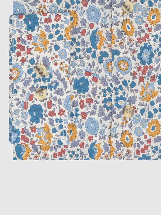 Chemise à Fleurs Tissu Liberty Grande Taille 6 Chemise à Fleurs Tissu Liberty Grande Taille – Image 4