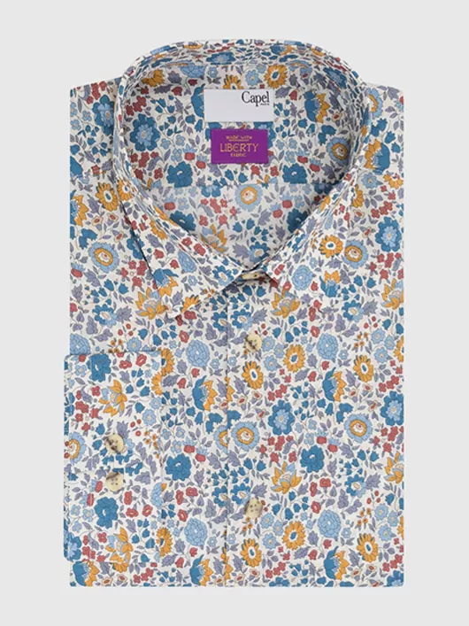 Chemise à Fleurs Tissu Liberty Grande Taille 3 Chemise à Fleurs Tissu Liberty Grande Taille