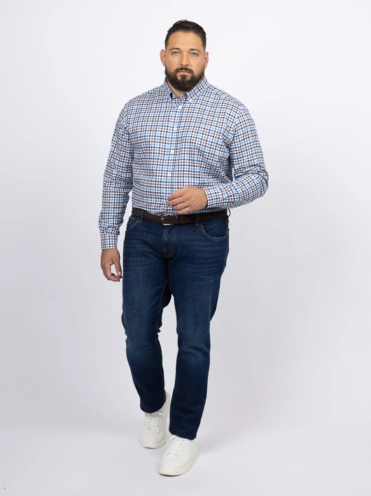 Chemise Carreaux Capel Ralph Grande Taille 6 Chemise Carreaux Capel Ralph Grande Taille – Image 4