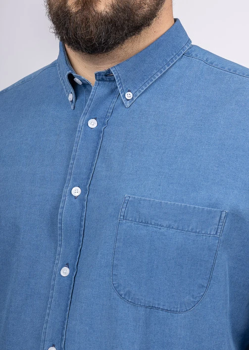 Chemise Denim Capel Grande Taille 4 Chemise Denim Capel Grande Taille – Image 2