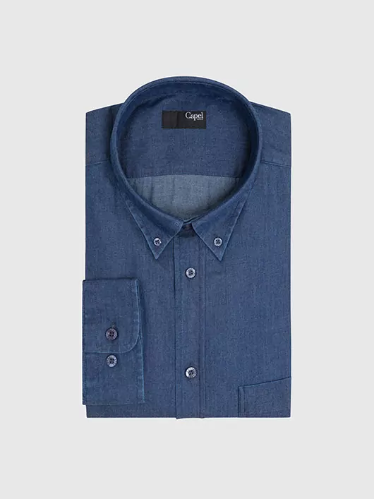 Chemise Chambray Capel Grande Taille 3 Chemise Chambray Capel Grande Taille
