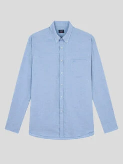 Paul&Shark Chemise Flanelle Bleu Ciel Paul & Shark Grande Taille
