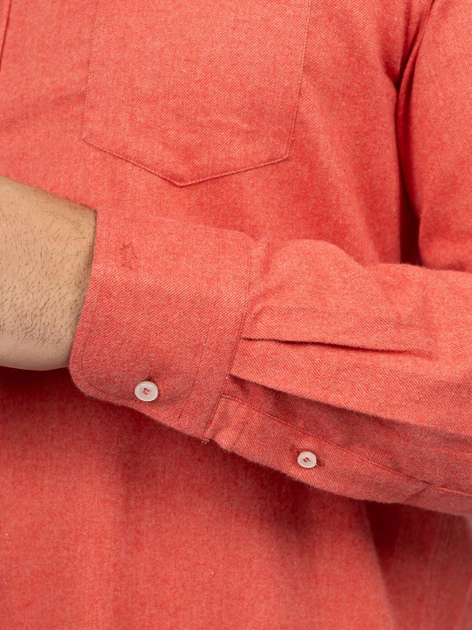 Paul&Shark Chemise Flanelle Corail Paul & Shark Grande Taille 6 Paul&Shark Chemise Flanelle Corail Paul & Shark Grande Taille – Image 4