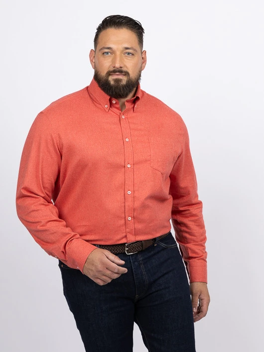 Paul&Shark Chemise Flanelle Corail Paul & Shark Grande Taille 3 Paul&Shark Chemise Flanelle Corail Paul & Shark Grande Taille