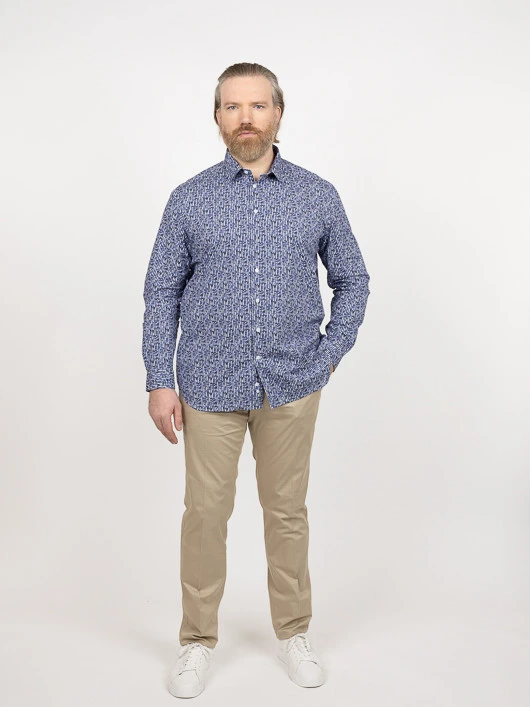 Chemise Gianni Feuillages Capel Grande Taille 4 Chemise Gianni Feuillages Capel Grande Taille – Image 2