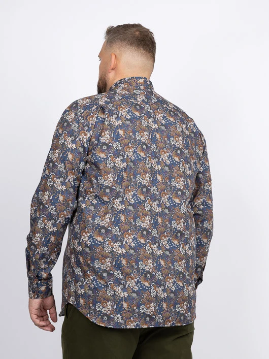 Chemise Gianni Fleurs Capel Grande Taille 4 Chemise Gianni Fleurs Capel Grande Taille – Image 2