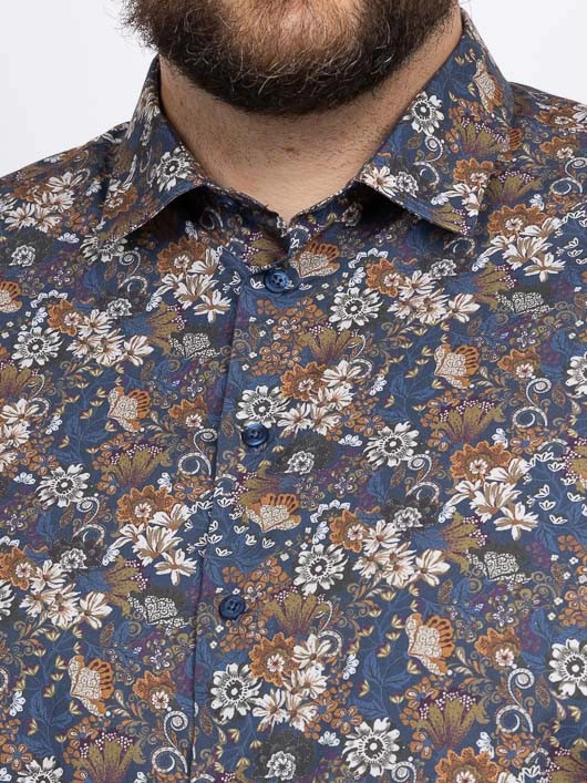 Chemise Gianni Fleurs Capel Grande Taille 6 Chemise Gianni Fleurs Capel Grande Taille – Image 4