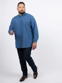 Chemise Indigo Ralph Capel Grande Taille -Capel Boutique chemise indigo ralph capel grande taille 3