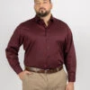 Chemise Max Bordeaux Capel Grande Taille -Capel Boutique chemise max bordeaux capel grande taille