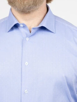 Chemise Max Dobby Bleu Capel Grande Taille -Capel Boutique chemise max dobby bleu capel grande taille 2