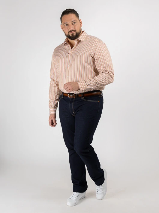 Chemise Max/leo Rayures Capel Capel Grande Taille 5 Chemise Max/leo Rayures Capel Capel Grande Taille – Image 3