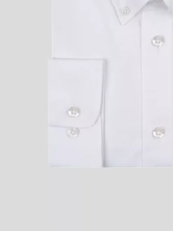 Chemise Oxford Unie Capel Grande Taille -Capel Boutique chemise ml oxford unie capel grandes tailles blanc 1