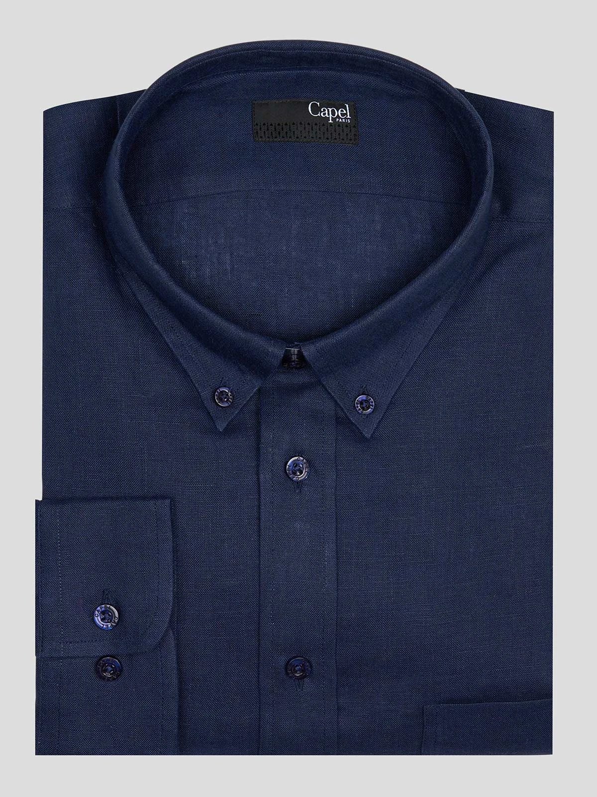 Chemise Ml Unie Lin Capel Grande Taille 3 Chemise Ml Unie Lin Capel Grande Taille