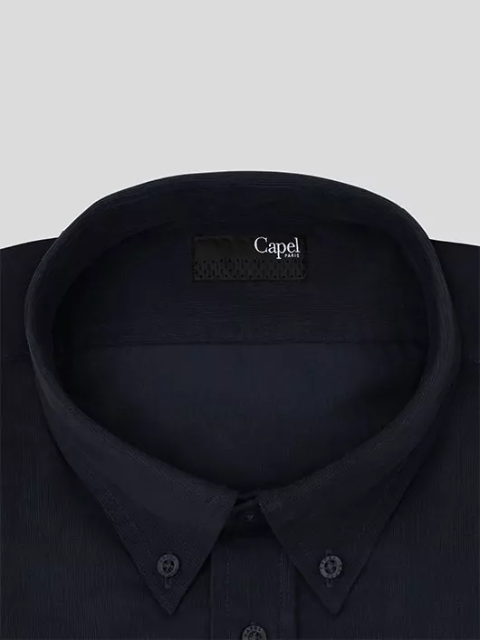 Chemise Ralph Velours Marine Capel Grande Taille 4 Chemise Ralph Velours Marine Capel Grande Taille – Image 2