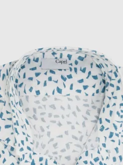 Chemise Motifs Lin Capel Grande Taille -Capel Boutique chemise motifs lin capel grandes tailles 2