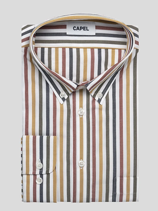 Chemise Ralph À Rayures Capel Grande Taille 3 Chemise Ralph À Rayures Capel Grande Taille