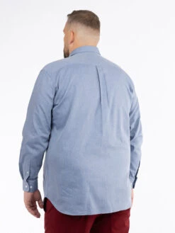 Chemise Ralph Bleue Chevrons Capel Grande Taille -Capel Boutique chemise ralph bleue chevrons capel grande taille 3