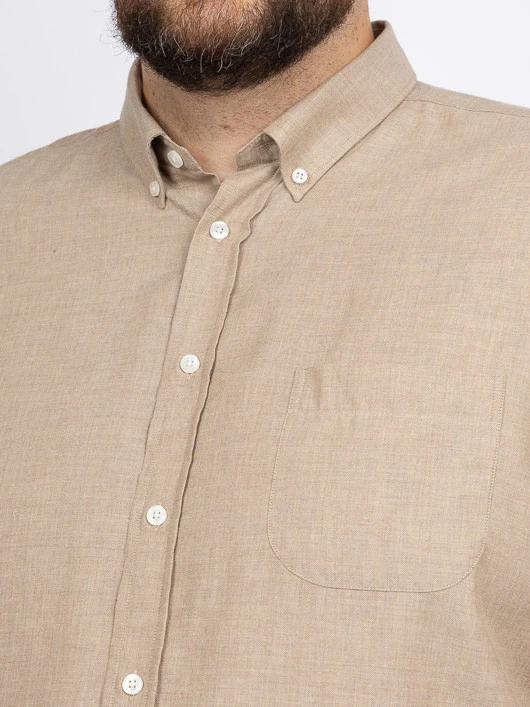 Chemise Ralph Beige Capel Grande Taille 6 Chemise Ralph Beige Capel Grande Taille – Image 4