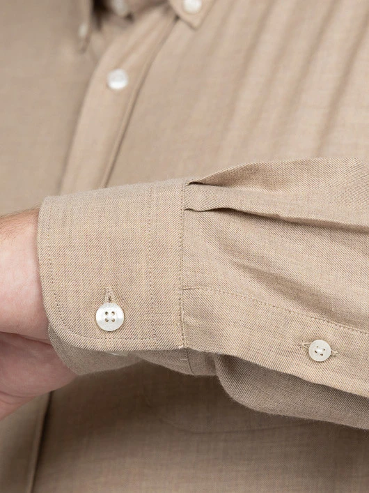 Chemise Ralph Beige Capel Grande Taille 7 Chemise Ralph Beige Capel Grande Taille – Image 5