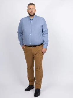 Chemise Ralph Bleue Capel Grande Taille -Capel Boutique chemise ralph leo bleue capel grande taille 4