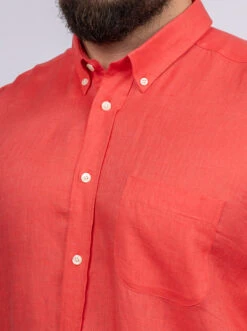 Chemise Ralph Lin Corail Capel Grande Taille -Capel Boutique chemise ralph leo lin corail capel grande taille 4
