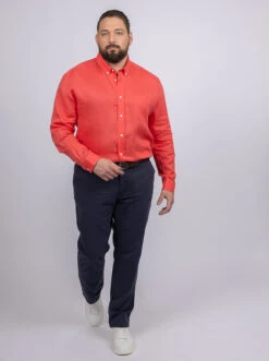 Chemise Ralph Lin Corail Capel Grande Taille -Capel Boutique chemise ralph leo lin corail capel grande taille 6
