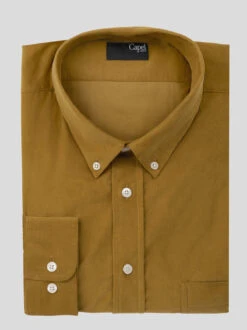 Chemise Ralph Ocre Velours Capel Grande Taille