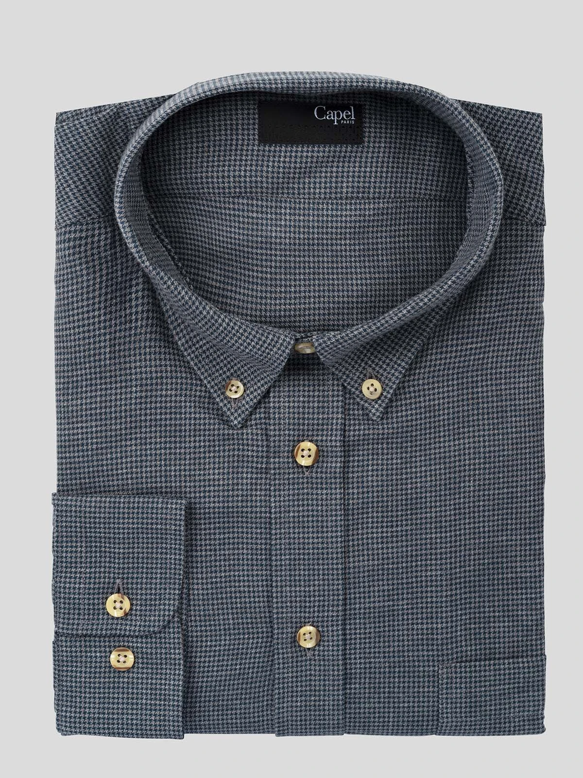 Chemise Ralph Pieds De Poule Capel Grande Taille 3 Chemise Ralph Pieds De Poule Capel Grande Taille