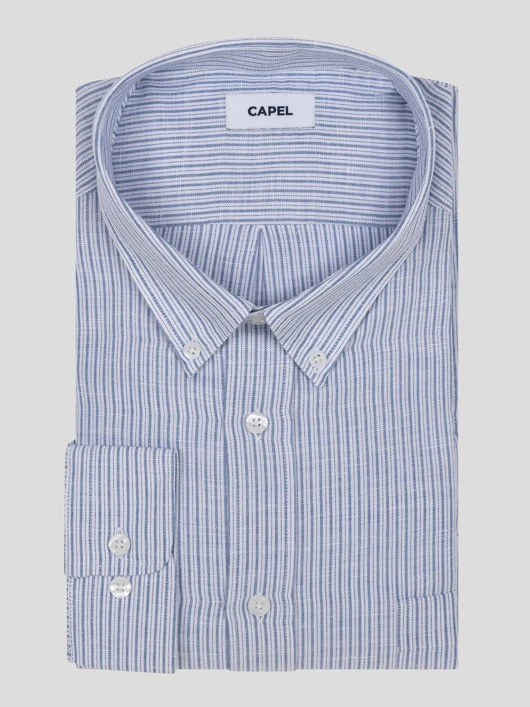 Chemise Rayée Ralph Capel Grande Taille 4 Chemise Rayée Ralph Capel Grande Taille – Image 2