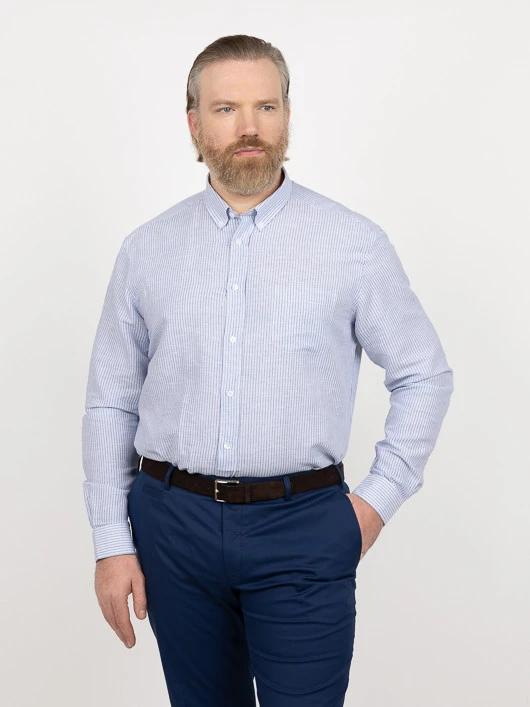 Chemise Rayée Ralph Capel Grande Taille 3 Chemise Rayée Ralph Capel Grande Taille