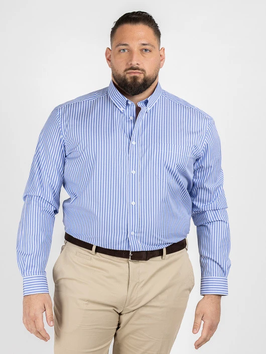 Chemise Rayee Ralph Double Retors Capel Grande Taille 4 Chemise Rayee Ralph Double Retors Capel Grande Taille – Image 2