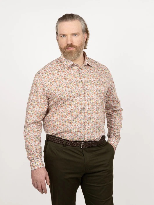 Chemise Tissu Liberty Fleurs Gianni Capel Grande Taille 3 Chemise Tissu Liberty Fleurs Gianni Capel Grande Taille