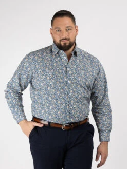 Chemise Tissu Liberty Gianni Capel Grande Taille -Capel Boutique chemise tissu liberty gianni capel grande taille 2