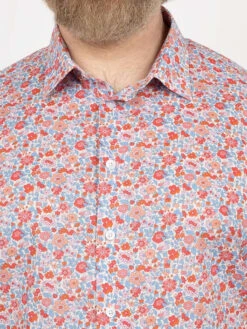 Chemise Tissu Liberty Gianni Fleurs Capel Grande Taille -Capel Boutique chemise tissu liberty gianni fleurs capel grande taille 2