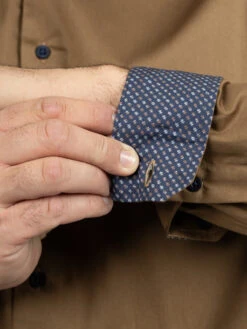 Chemise Unie Opposition Col Et Poignets Capel Grande Taille -Capel Boutique chemise unie opposition col et poignets capel grande taille 4